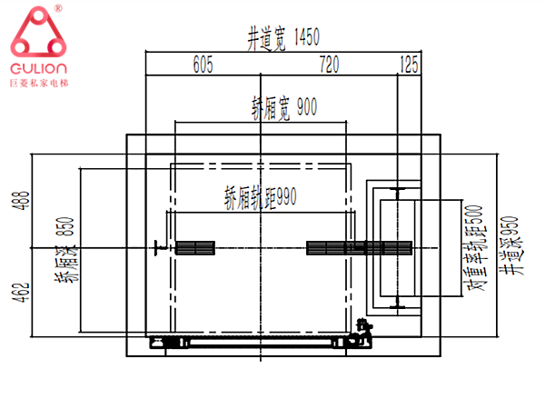 別墅家用電梯